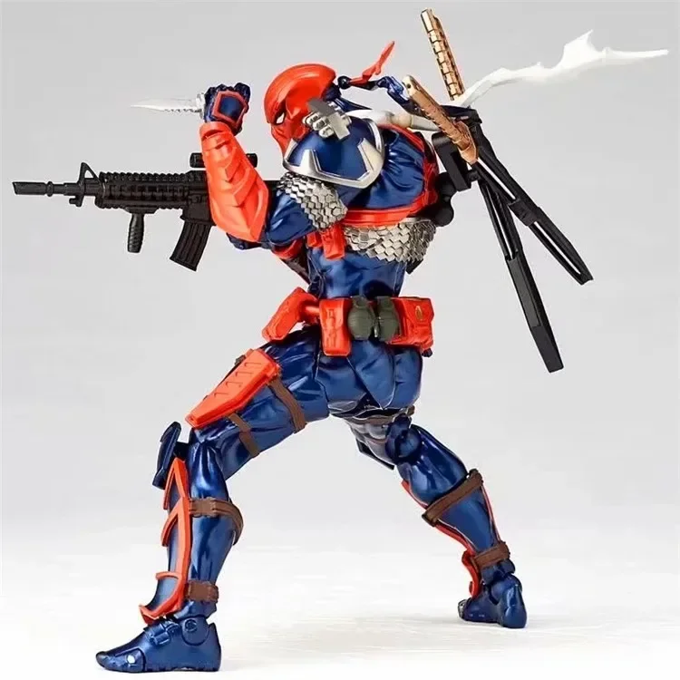 Фото В наличии 17 см Deathstroke Yamaguchi Style Фигурка Joint Mobility Фигурка Пластиковая Коллекционная Модель Пользовательские Игрушки Подарки Для Мальчиков №5