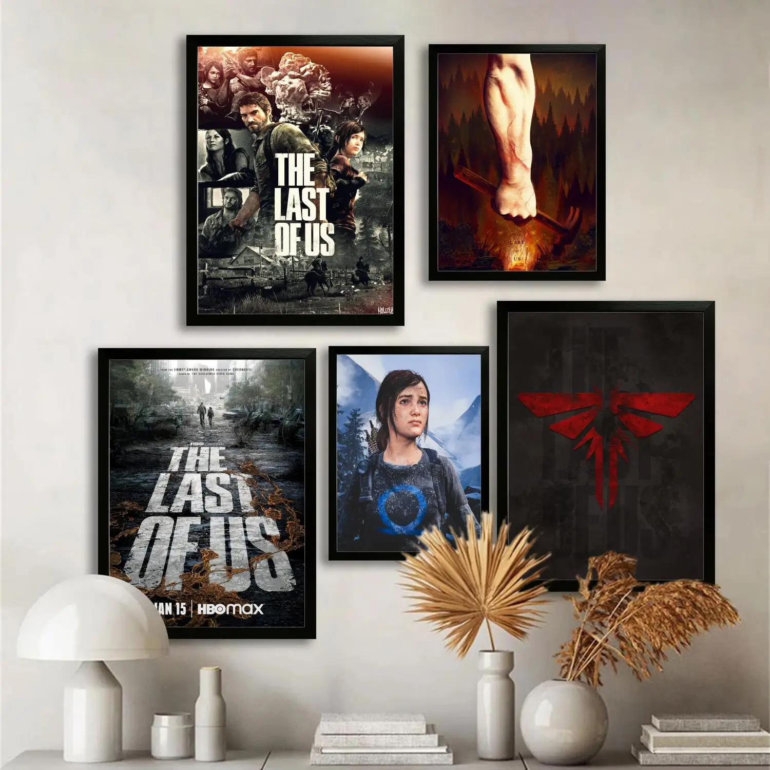 Плакат на холсте The Last Of Us и настенная картина с принтом, современные постеры для семейного декора спальни, декоративная живопись