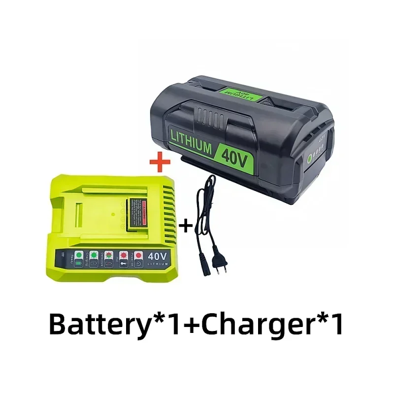 Powertoolbattery 40 В 6,0 Ач/8,0 Ач литий-ионная аккумуляторная батарея для Ryobi op4050 op40401 ry40200 op4050a ry40400 ry4050