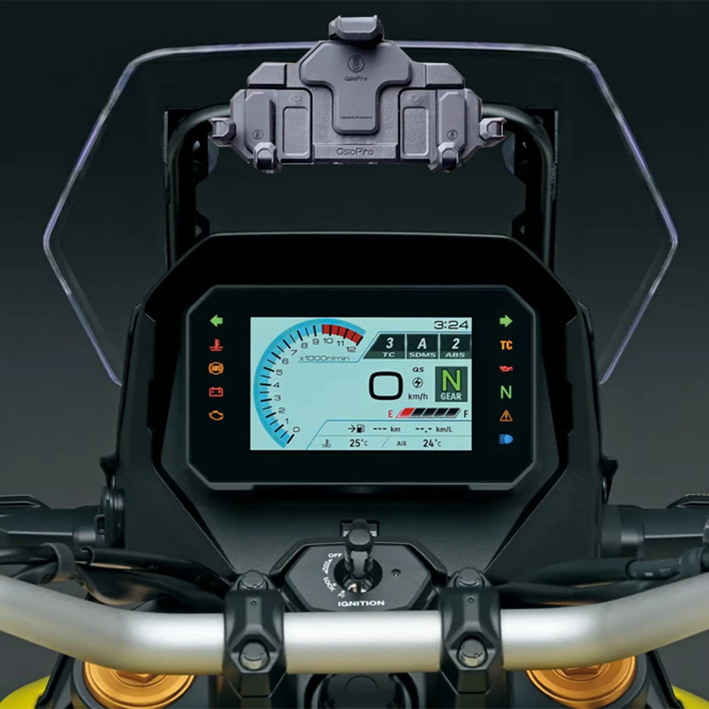 Фото Новый мотоцикл для Kawasaki Versys 650 VERSYS 650 2022 2023 2024, аксессуары, держатель для телефона, подставка, GPS-навигационная пластина, кронштейн №2