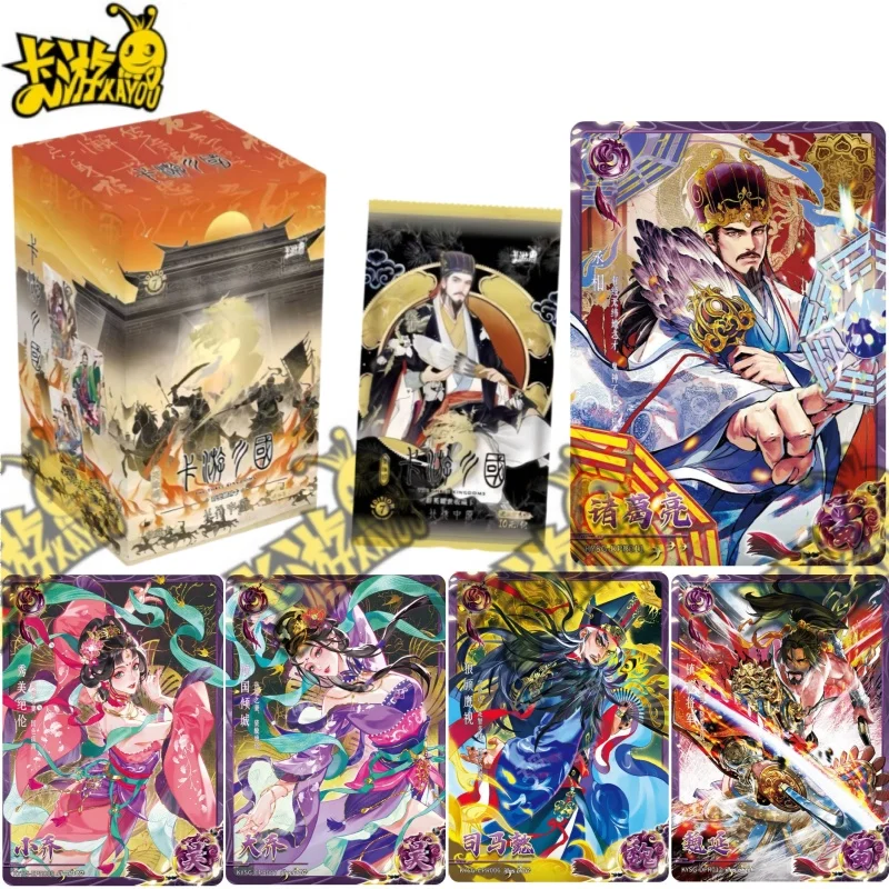 KAYOU подлинная карта «Три королевства» Flood The Seven Armies Heroes Card Ode To Heroes Three Powers Collection Card Toys Gifts Хобби и коллекционирование