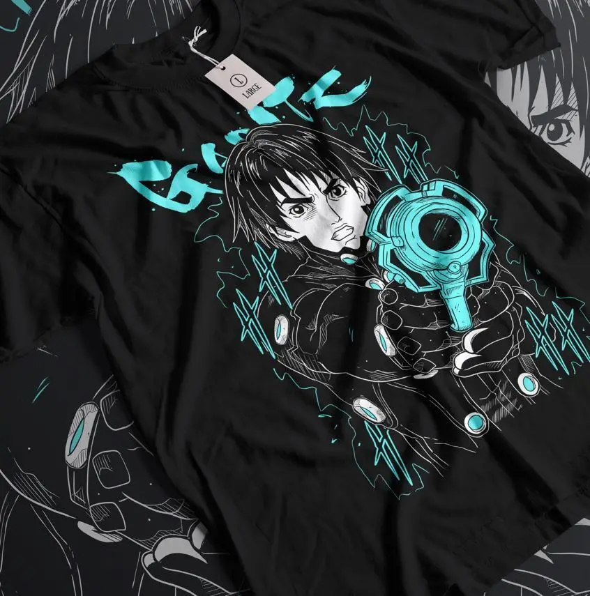 Футболка Gantz, аниме, женская футболка, подарочная рубашка Manga Waifu, все размеры