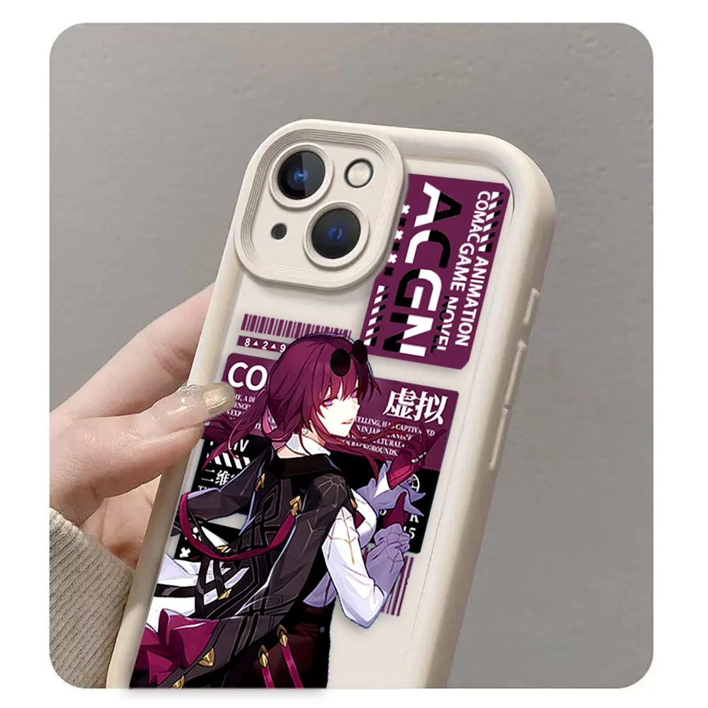 Фото Чехол для телефона Genshin Honkai Star Rail Yinyue для IPHONE APPLE 16 16E 11 12 13 14 15 8 7 SE X XS XR Plus Pro Max Case Shell №4