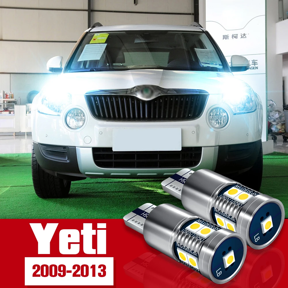 2 шт. светодиодные аксессуары, парковочная лампа, габаритная лампа для Skoda Yeti 2009 2010 2011 2012 2013