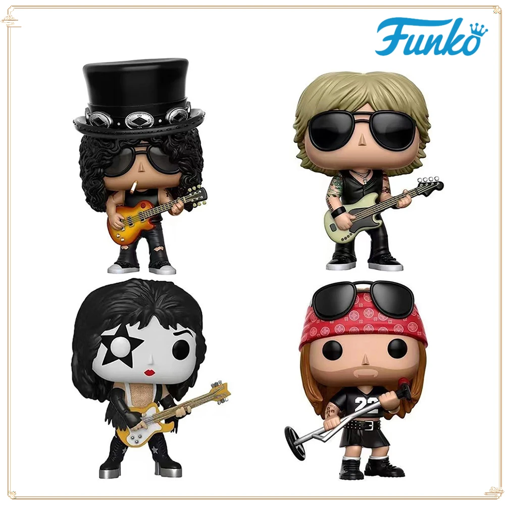 FUNKO POP игрушечные фигурки популярная певица Slash Duff McKagan Axl Rose кукла модель забавная рождественская коллекция изысканные подарки