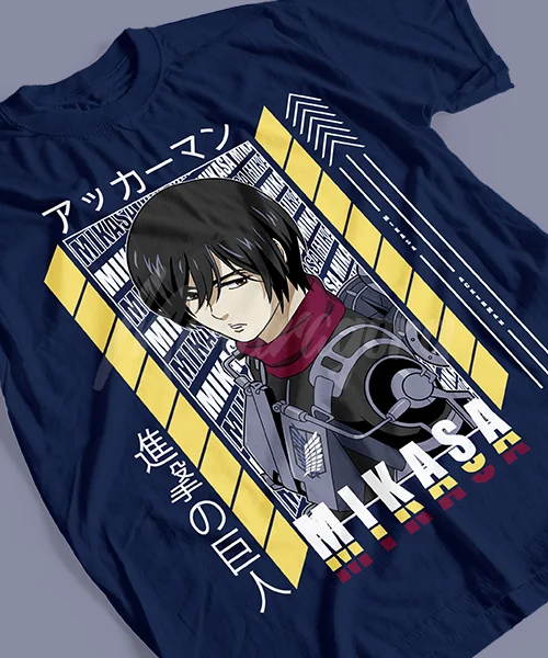 Фото Футболка для аниме shгеоки no Kyojin: Mikasa Ackerman №2