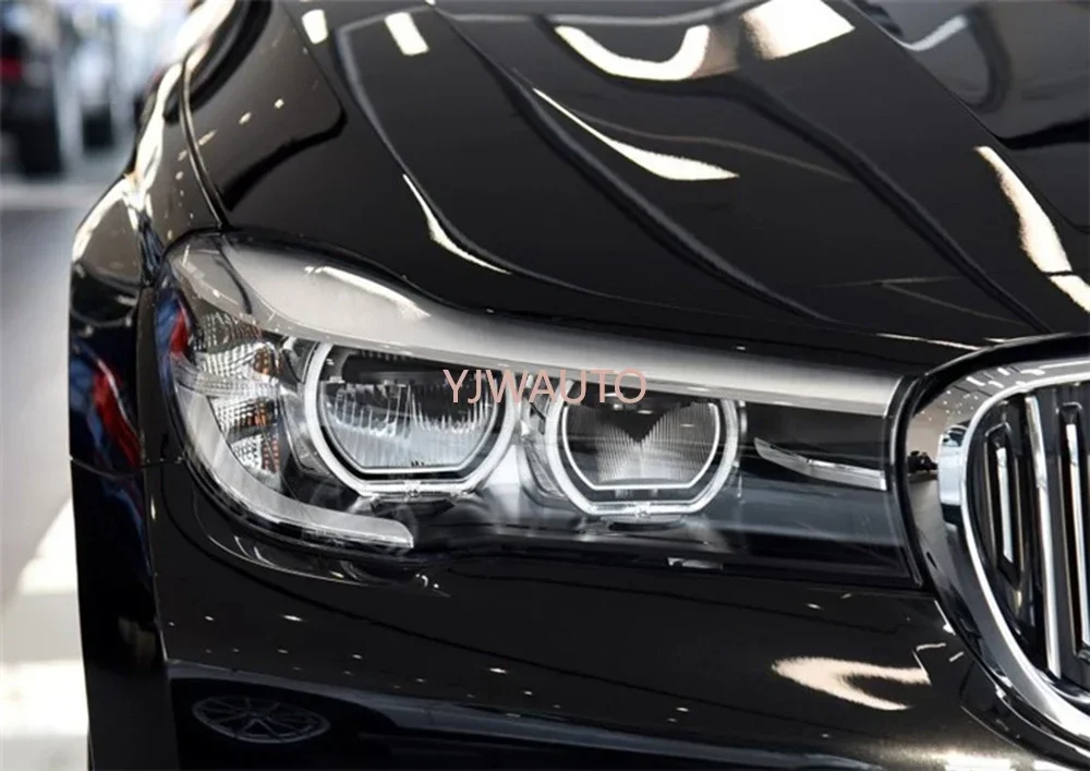 Фото Для BMW 7 серии G11 G12 730 740 760 2016 ~ 2018 крышка фары автомобильная фара объектив стекло замена авто корпус №4