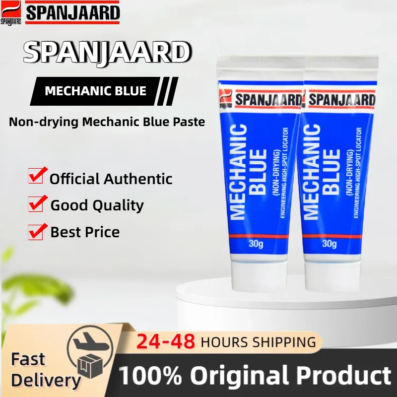 Spanjaard MECHANIC BLUE Невысыхающая паста Mechanic Blue 30 г для определения высоких пятен на подшипниках и валях Оригинальный продукт Химикаты