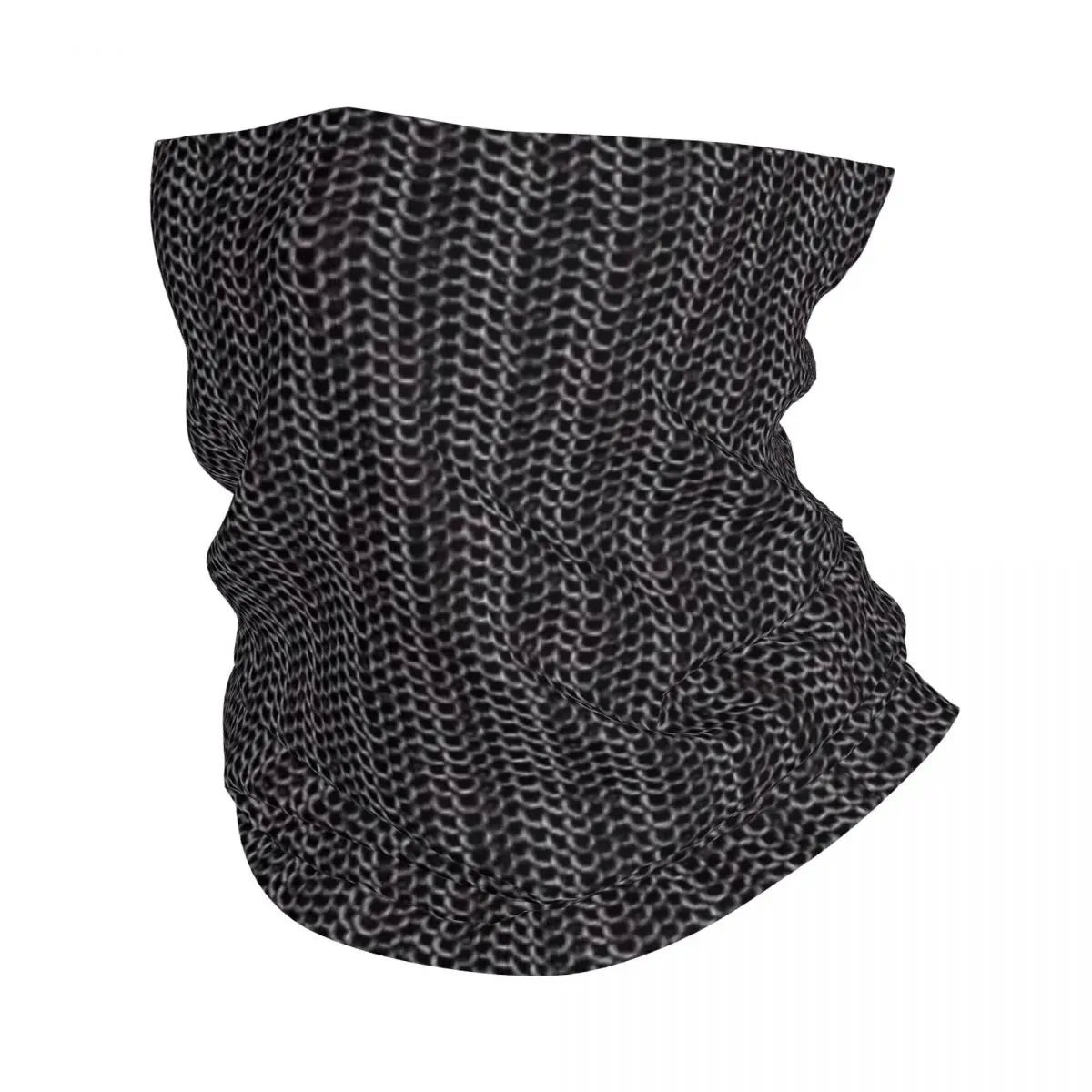 Металлическая защитная бандана Chainmail в средневековом стиле, Шейная гетра с принтом, маска-шарф, многофункциональная Балаклава для верховой езды для мужчин и женщин, для взрослых, ветрозащитная