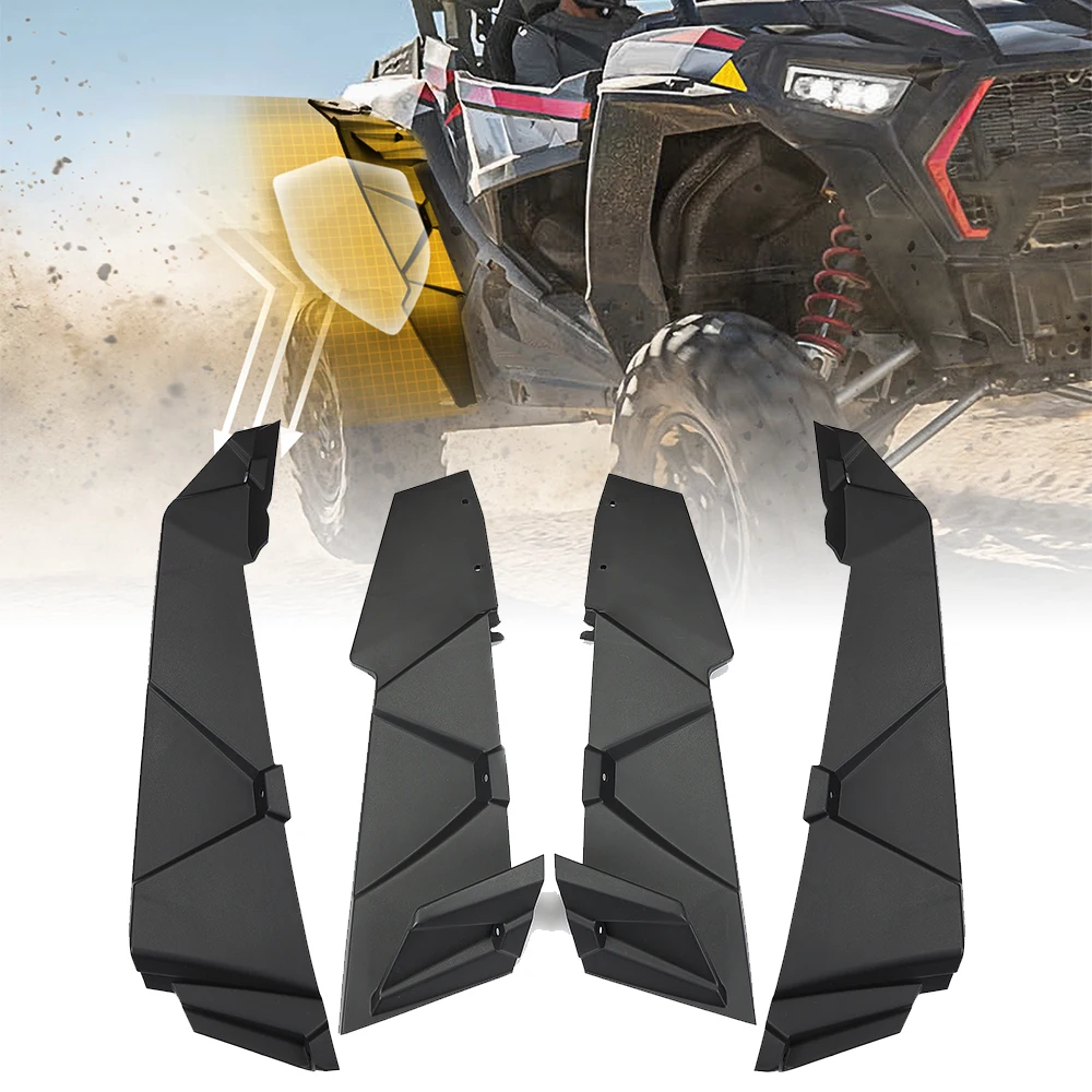 Расширенники крыльев KEMIMOTO UTV, совместимые с Polaris RZR XP 1000/XP 4 1000 2014-2023, 8,5-дюймовые защитные ограждения, расширенные задние, более широкие, полностью грязевые
