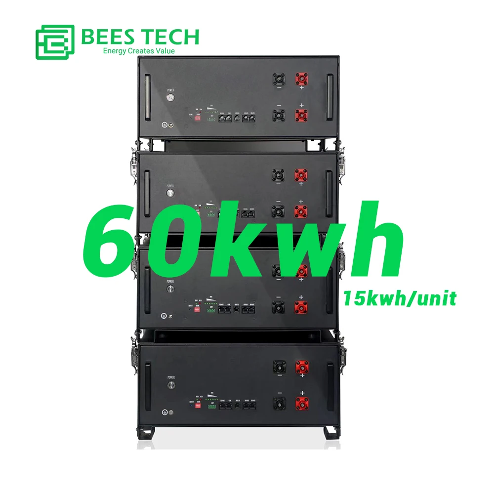 60 кВтч 50 кВтч 51,2 В Stapelbare Lifepo 4 48 В 200 Ач Lifepo4 Батарея Speicher 48 В 300 Ач Литий-ионная батарея 15 кВтч Аккумуляторная коробка