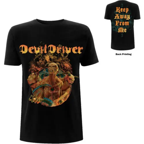 Devildriver Keep Away от меня 2 Официальная футболка Мужская Унисекс