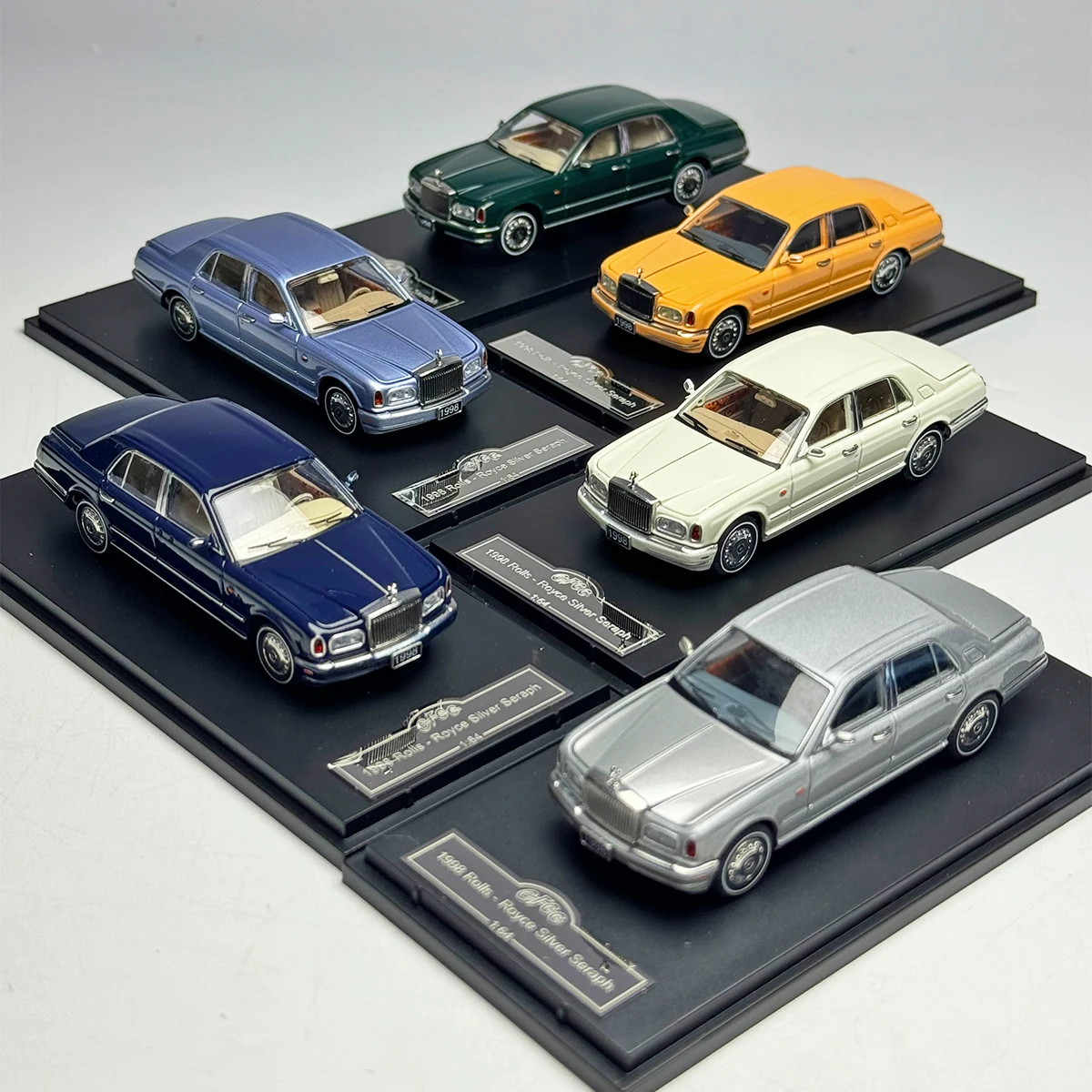 GFCC 1:64 Rolls Royce Silver Seraph, легкосплавный автомобиль, литье под давлением и игрушечный транспорт, модель автомобиля, миниатюрная масштабная модель автомобиля для детей