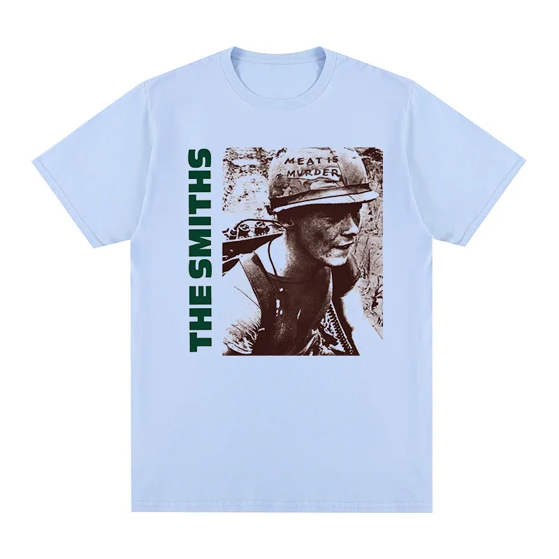 Мужская Винтажная Футболка The Smiths с принтом мясного убийца, Morrissey Marr 1985, в стиле панк-рок-группы, хлопковая футболка, новинка, футболка, женские топы