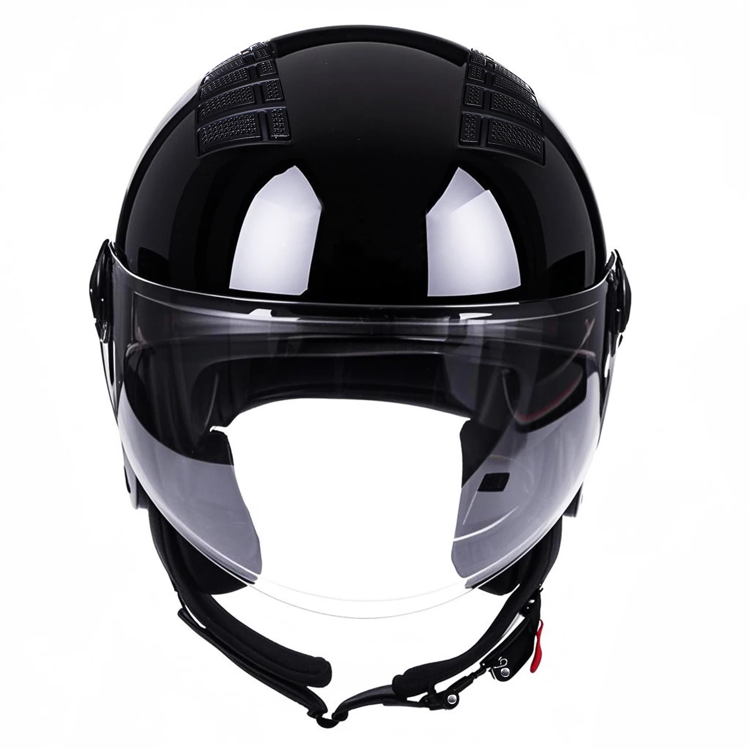 Ретро мотоциклетный шлем Cafe Racer Jet 3/4 шлем с открытым лицом для мужчин и женщин Chopper Bobber Style скутер мотоцикл езда Jet Casco