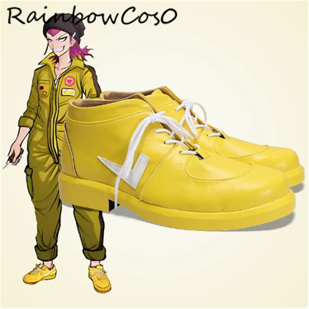 Kazuichi Souda Danganronpa 2, обувь для косплея, ботинки, вечерние ботинки в стиле аниме, Хэллоуин, RainbowCos0W4899