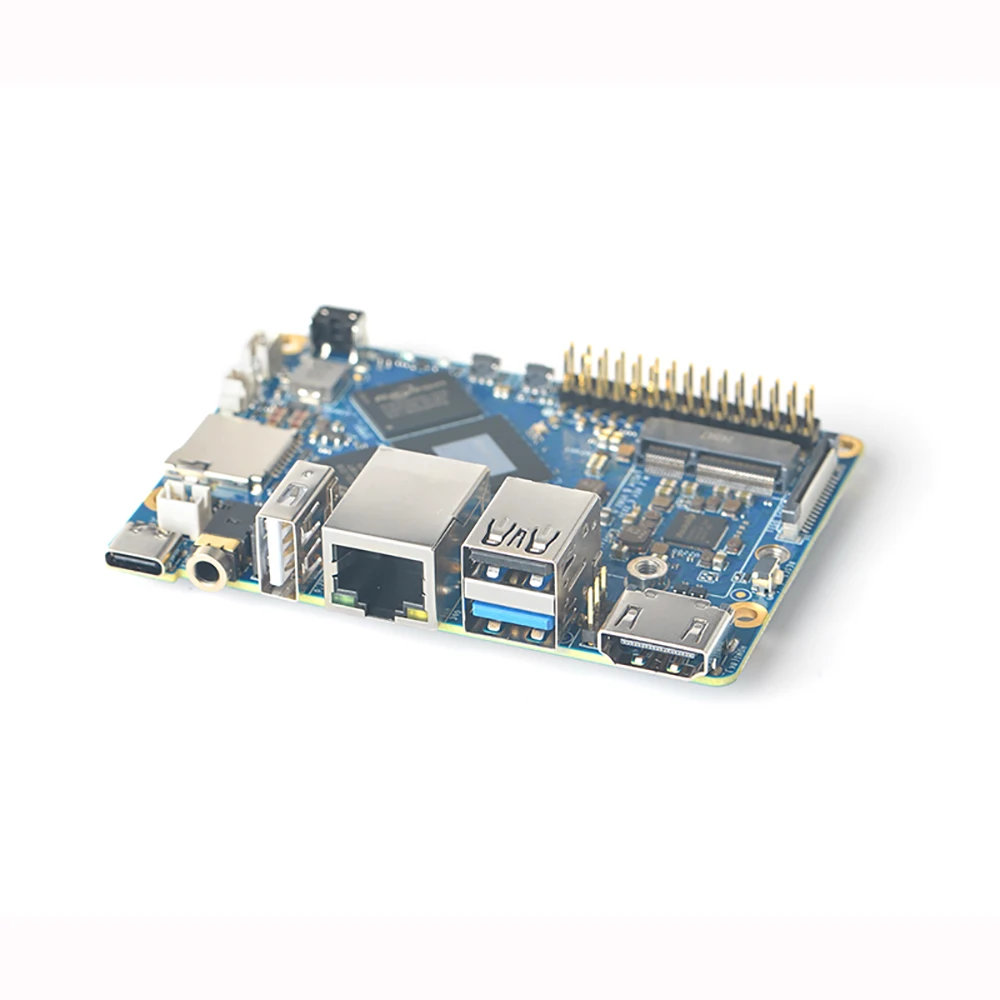 Фото NanoPi M6 Open-sourced Mini SBC Rockchip RK3588S Макетные платы 64 бит LPDDR5 RAM Native Gigabit Ethernet Light NAS 8K Decod №3
