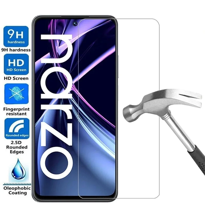 Для Realme Narzo N55 N53 50 50i 50A 30 30A Pro Prime 5G закаленное стекло для Realme Narzo N 55 защита для экрана прозрачная стеклянная пленка