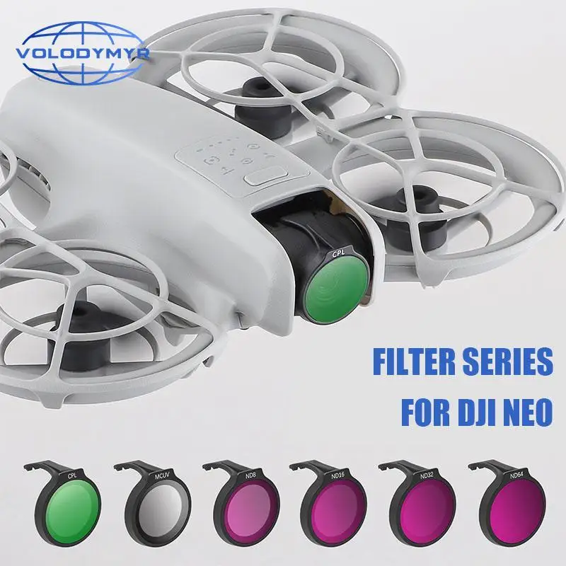Фильтр для объектива Volodymyr для DJI Neo ND Набор фильтров для объектива камеры ND MCUV HD Аксессуары для оптического стекла для камеры