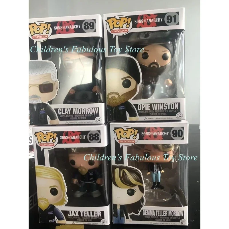 FUNKO POP Игрушки JAX TELLER #88 GEMMA #90 OPIE WINSTEN #91 виниловая экшн-фигурка коллекционные модели для детей Подарки