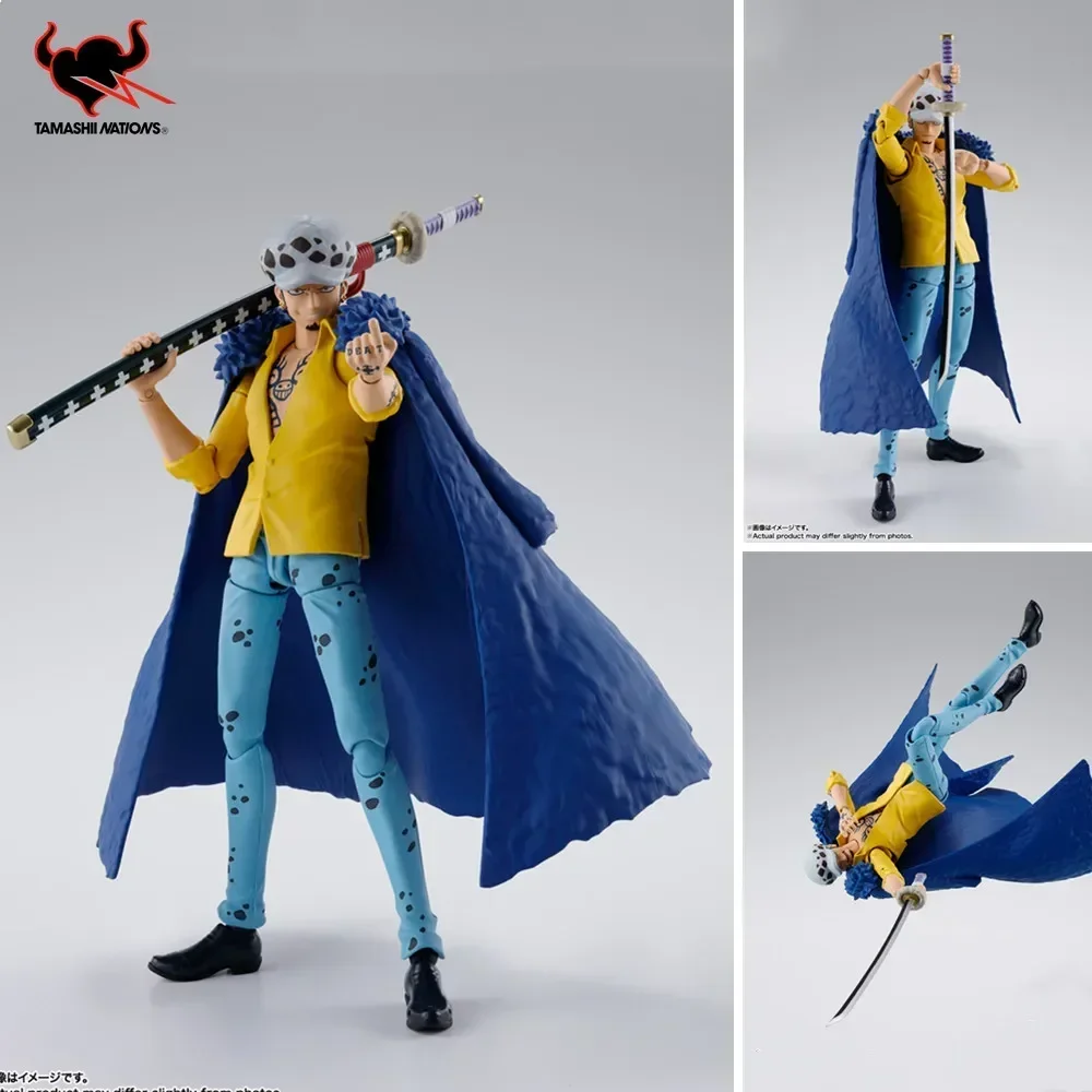 Оригинальный Аниме One Piece S.H. Фигуртс Трафальгар. LAW -The Raid on Onigashima ПВХ экшн-фигурка SHF игрушки Коллекционирование подарков