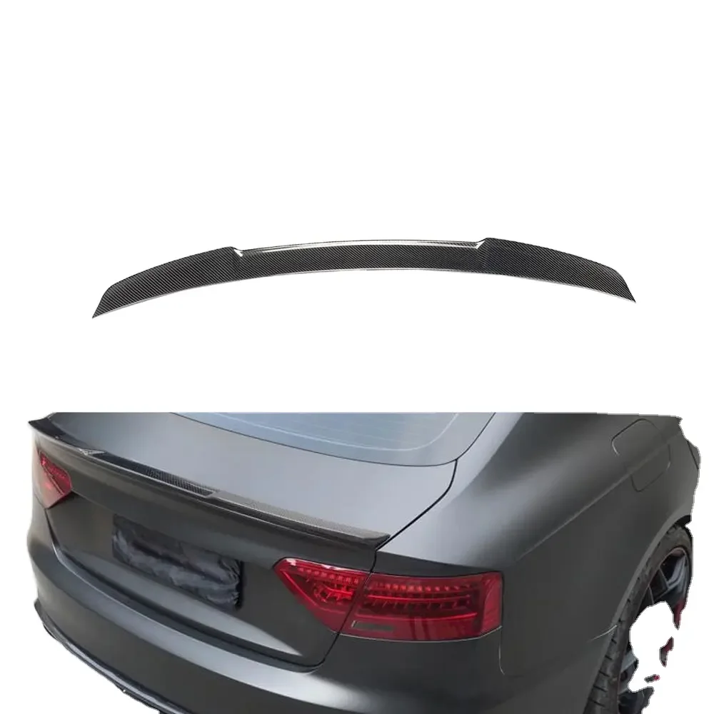 Подходит для Audi A5 SLINE S5 B8.5 седан 2012-2016 A5 карбоновый спойлер заднего багажника