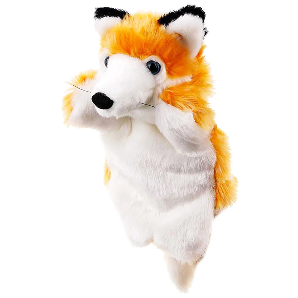Toyandona Плюшевые Ручные куклы из лисы, мягкие пушистые животные, искусственная игра, рассказ историй, обучение