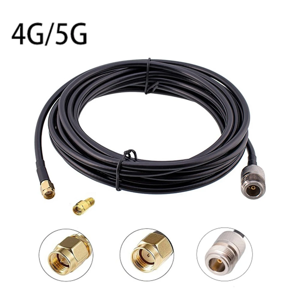 Кабель-удлинитель диаметром 16,4 фута для Nebra, Helium Hotspot, антенна для майнинга, женский и мужской разъем SMA, кабель-удлинитель длиной 16,4 фута