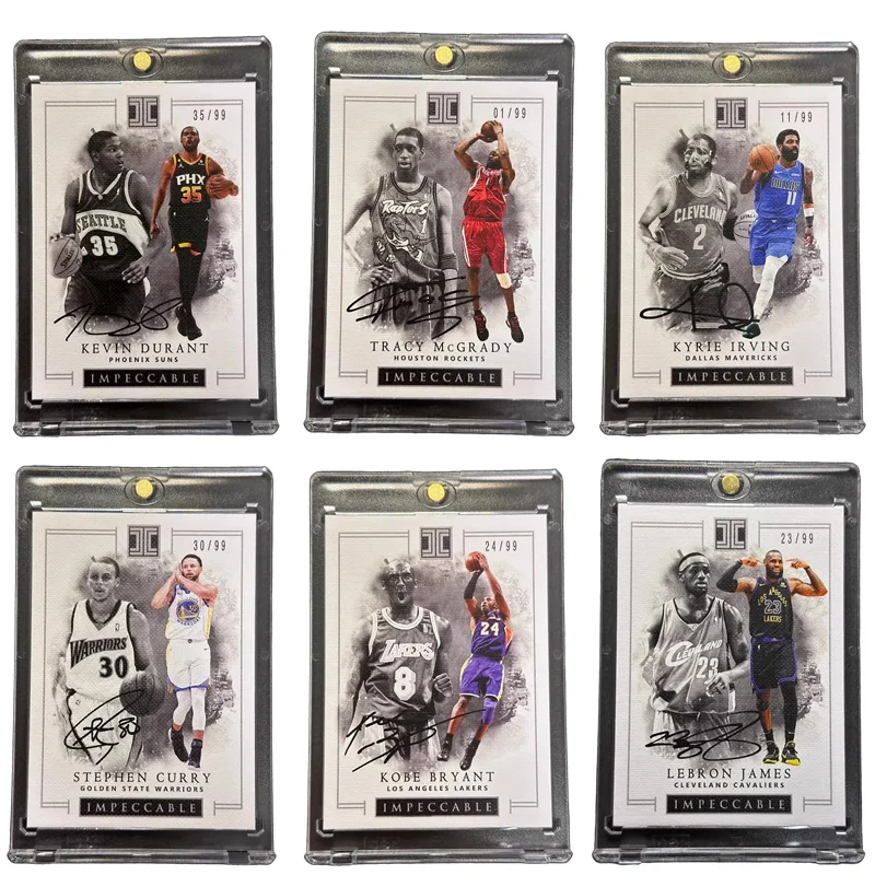 Panini NBA DIY Необразуемый Коби Карри Джеймс Дюрант Кирси Ирвинг Домашняя баскетбольная звезда Автограф Коллекционные карты Подарочная коллекция
