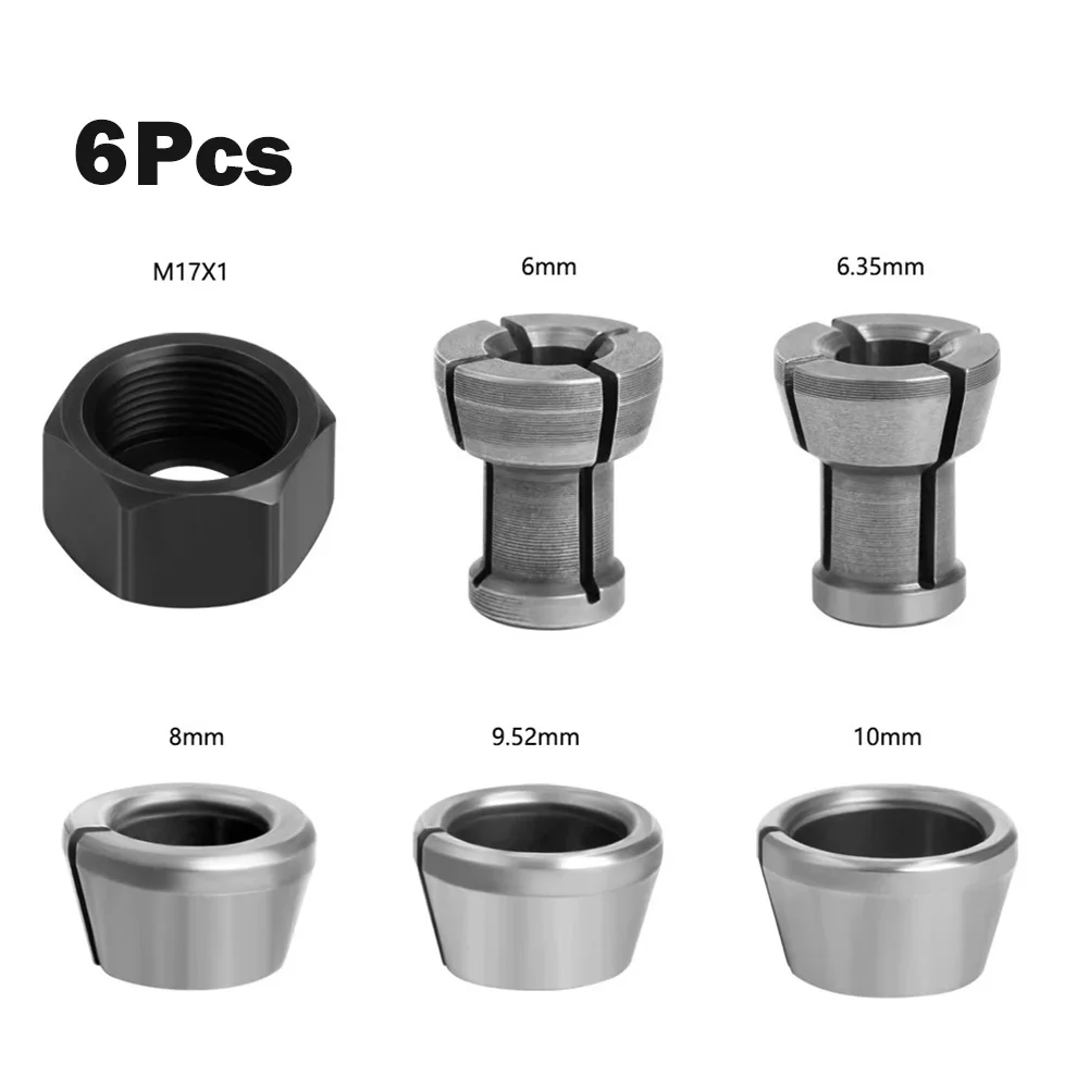 Фото 6 шт./партия, цанговый патрон M17, 10 мм/9,5 мм/8 мм/6,35 мм/6 мм №2