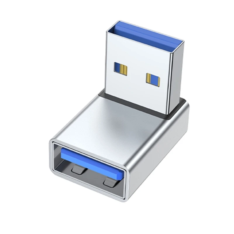 Фото 90 градусов вправо вверх вниз под углом USB3.0 адаптер-удлинитель «папа-мама» для портативных ПК USB-зарядные устройства Прямая №3
