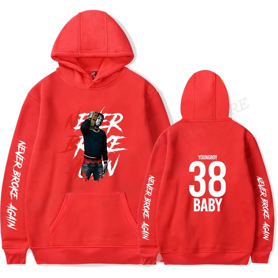 Фото Толстовка Youngboy, мужское модное пальто, худи никогда не сломалось снова, Детская толстовка в стиле хип-хоп для женщин, пальто, свитшот для мальчиков №2