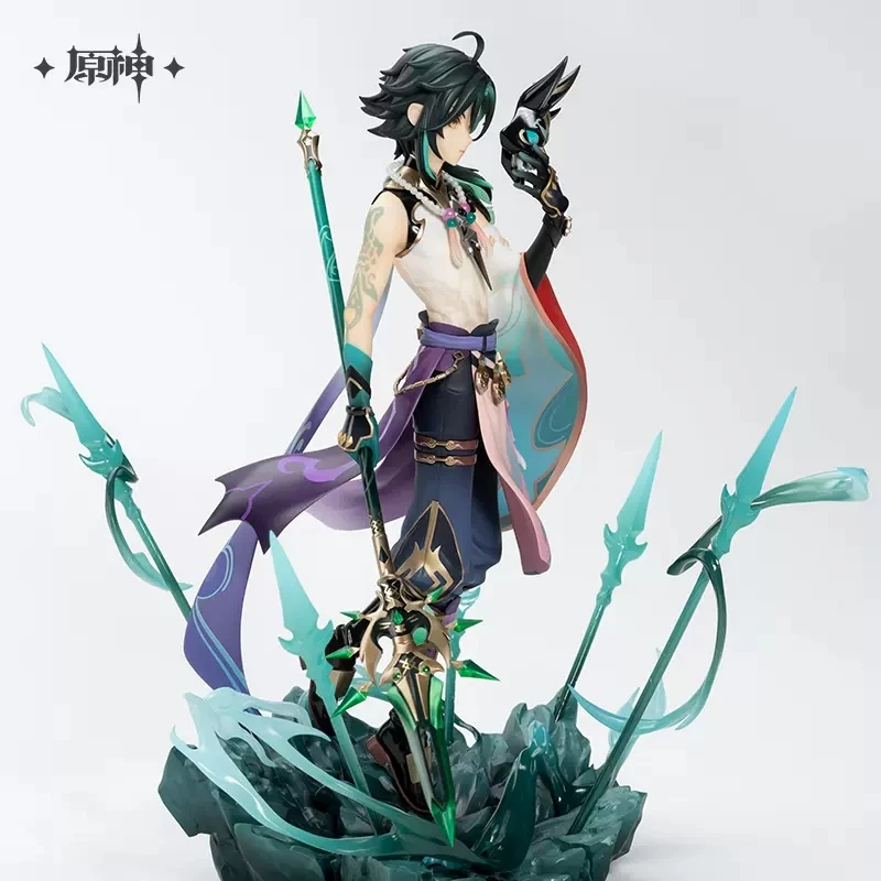 Аниме игра Genshin Impact Косплей статуя Сяо бдительный YAKSHA Ver. 1/7 статическая фигурка Хэллоуин Кукла ограниченная цветная бумага пвх