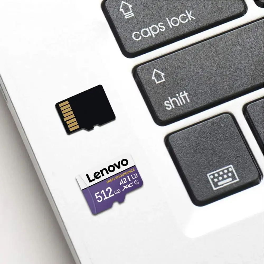 Фото Карты памяти Lenovo 128 ГБ 64 ГБ A2 V60 Micro TF SD-карта класса 10 UHS-1 TF Flash Card 256 512 ГБ для камеры Retroid Pocket Ps5 №2