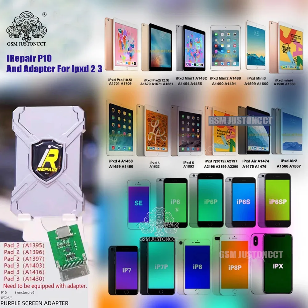Подходит для IP 6, 7, 7P, 8 X серии MIJING IRepair P10 DFU, программатор чтения/записи без разборки, инструмент для изменения последовательного номера