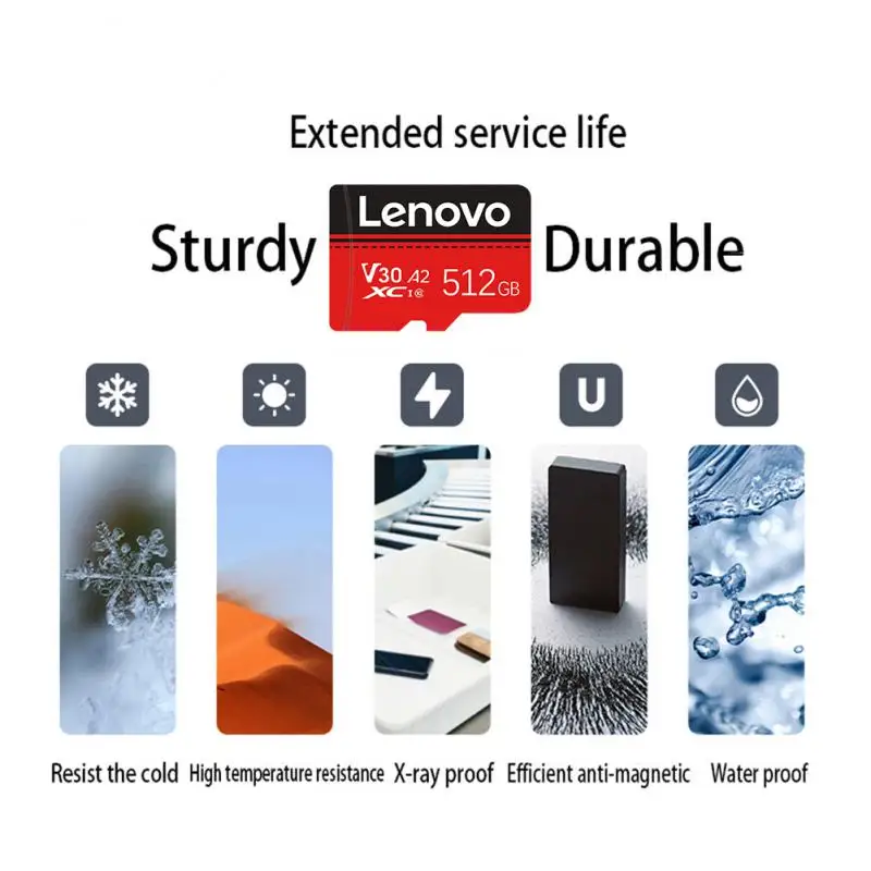 Lenovo карта памяти, класс 10, 128 ГБ, 100 Мбс (art.: 3920c881502c2) - 3920c881502c2