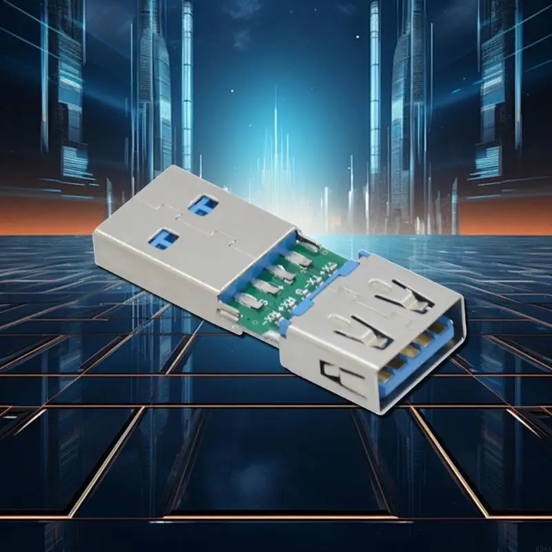 Фото Travel USB Мужчина -Женский адаптер с платой поддерживает передачу данных R58A №4