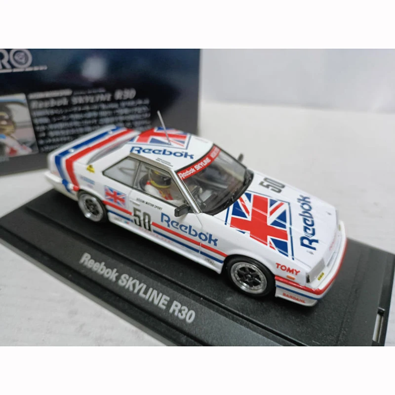 Фото Ebbro TOMY 1/43 Reebok Skyline R30 Hasemi, модель спортивного автомобиля из сплава для взрослых, классическая коллекция, украшение для дисплея, подарок, сувенир №4