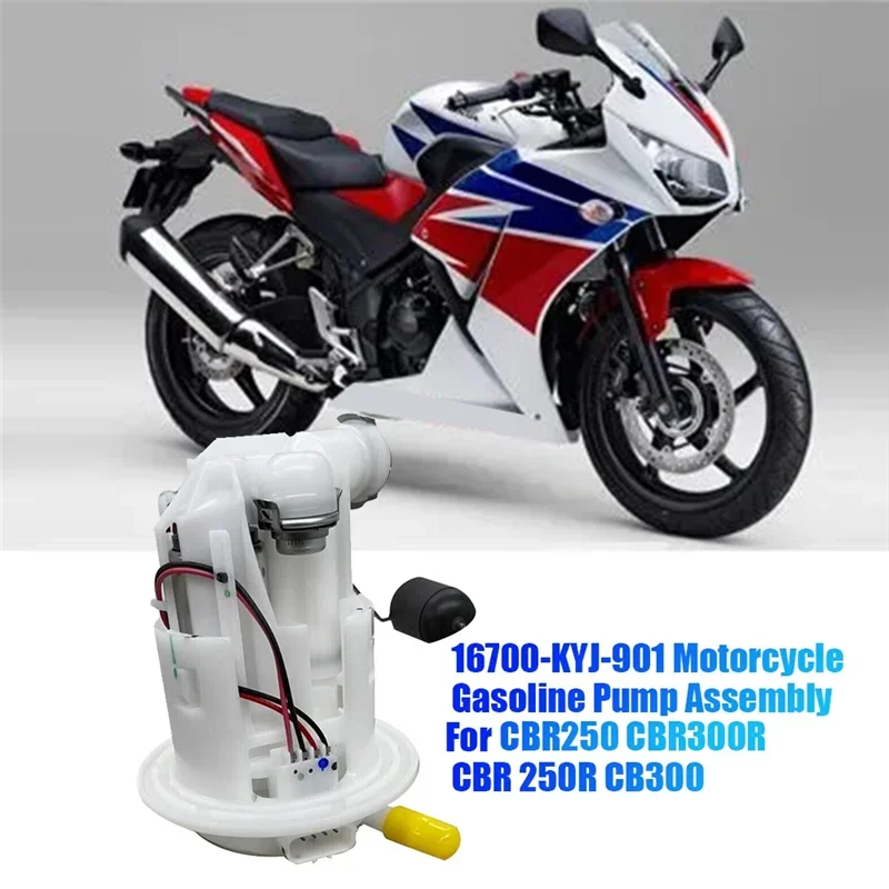 Фото Pop 16700-KYJ-901 мотоциклетный топливный насос в сборе для Honda CBR250 CBR300R CBR 250R CB300 модуль подачи топлива модули насоса №4