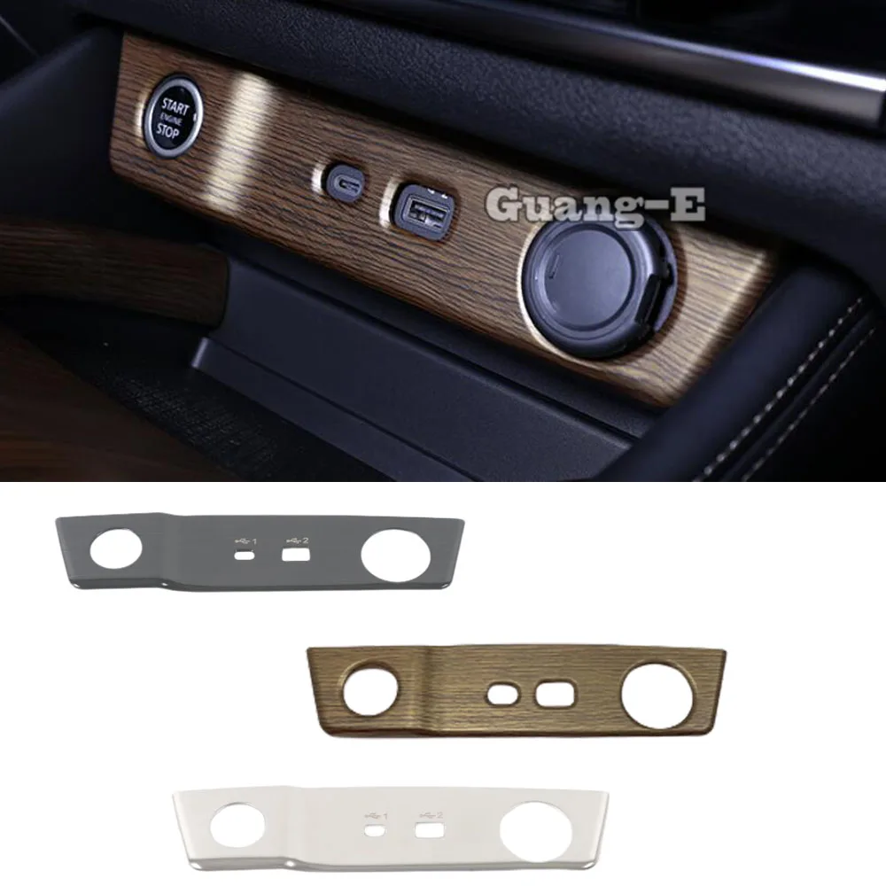 Для Nissan Qashqai J12 2022 2023 2024 автомобильный прикуриватель USB гнездо крышка отделка рамка декоративная наклейка аксессуары для интерьера