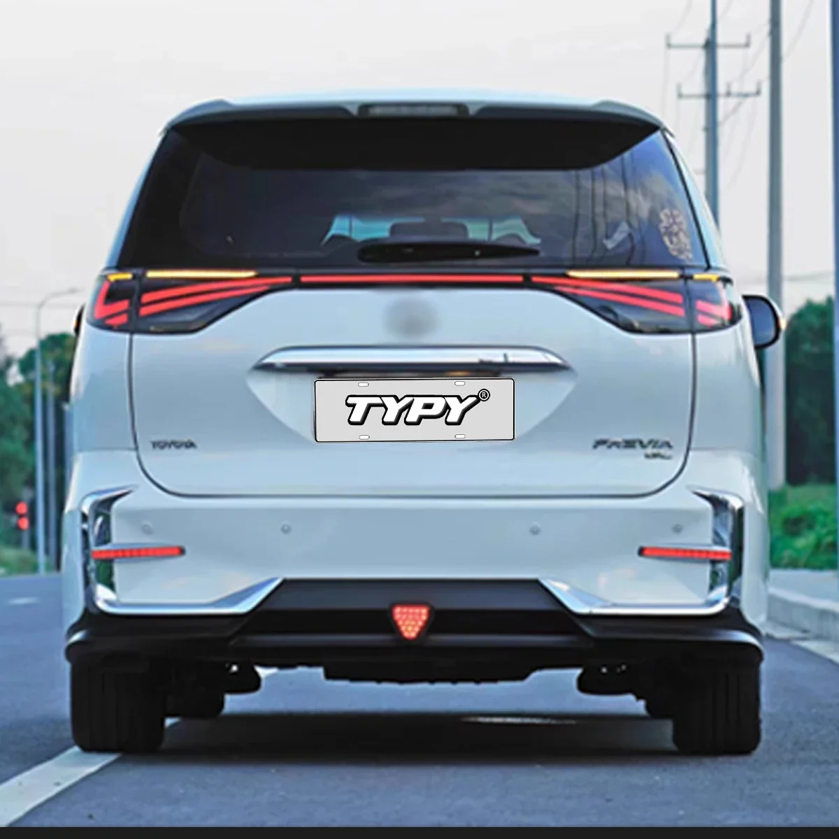 Фото TYPY новый светодиодный задний фонарь, обновленный, модифицированный для Toyota Privia, задние фонари 2006-2016, динамический сигнальный задний фонарь, автоаксессуары №3