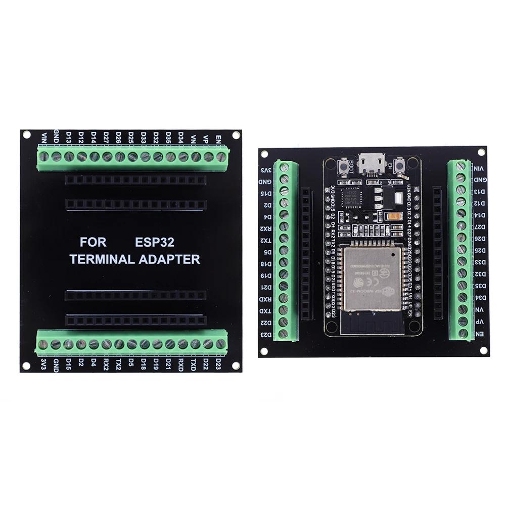 Фото ESP32 WROOM-32 Макетная плата TYPE-C Micro USB WiFi Bluetooth Сверхнизкое энергопотребление Двухъядерный беспроводной модуль BT 30-контактный №3