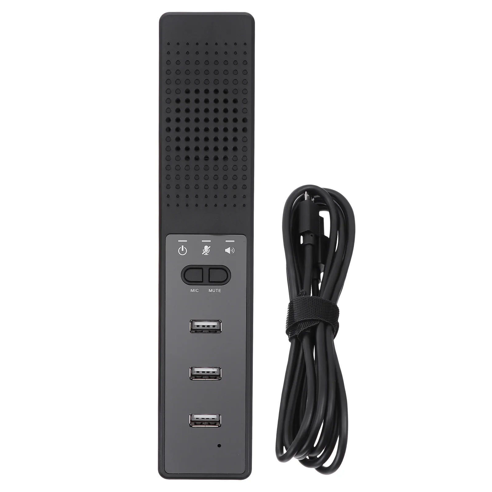 Фото Компьютерный мини-динамик USB-микрофон Офисный маленький громкоговоритель Abs Audio Conference №3