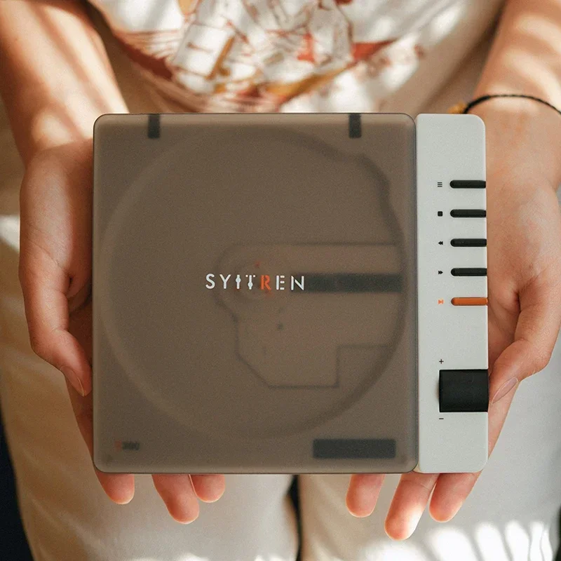 Фото Syitren R300 Портативный CD-плеер Стильный Ретро Беспроводной Bluetooth HIFI Альбом-плеер Музыка Walkman Поддержка наушников Оптический выход №2