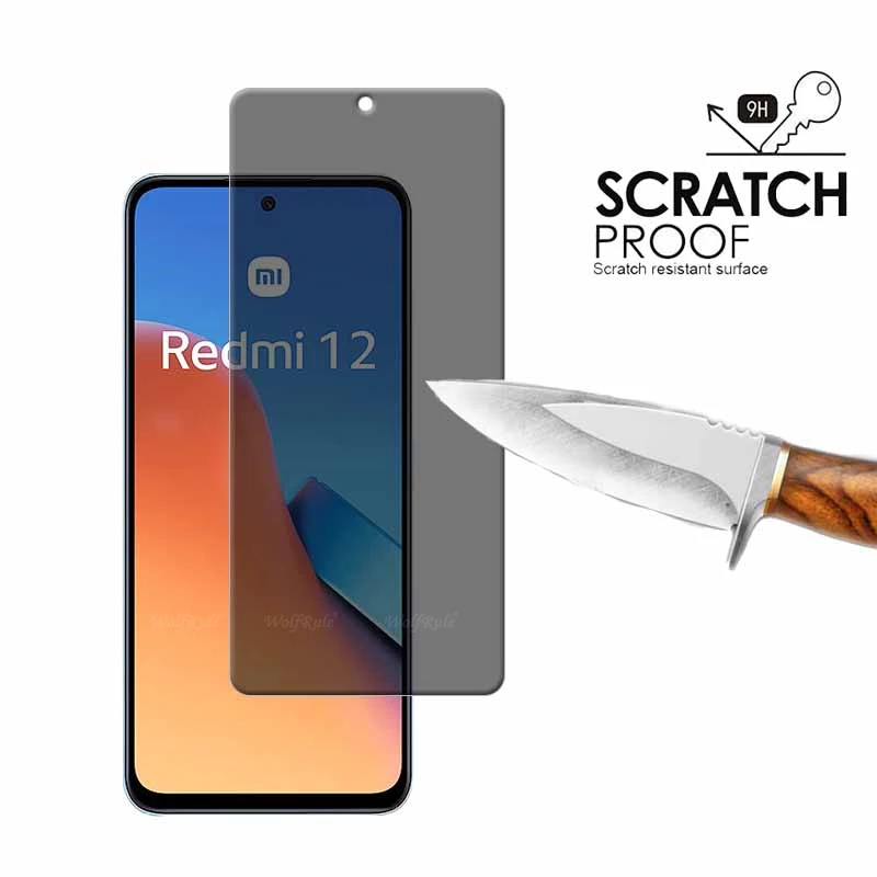 Фото 4 шт., Защитное стекло для Xiaomi Redmi 12, 9H №2
