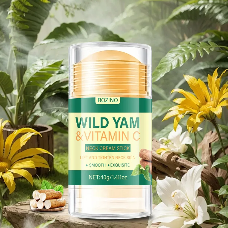 Wild yam lifting e aperto soro creme diluir linhas de pescoço анти-rugas linhas finas cuidado beleza creme de pescoço