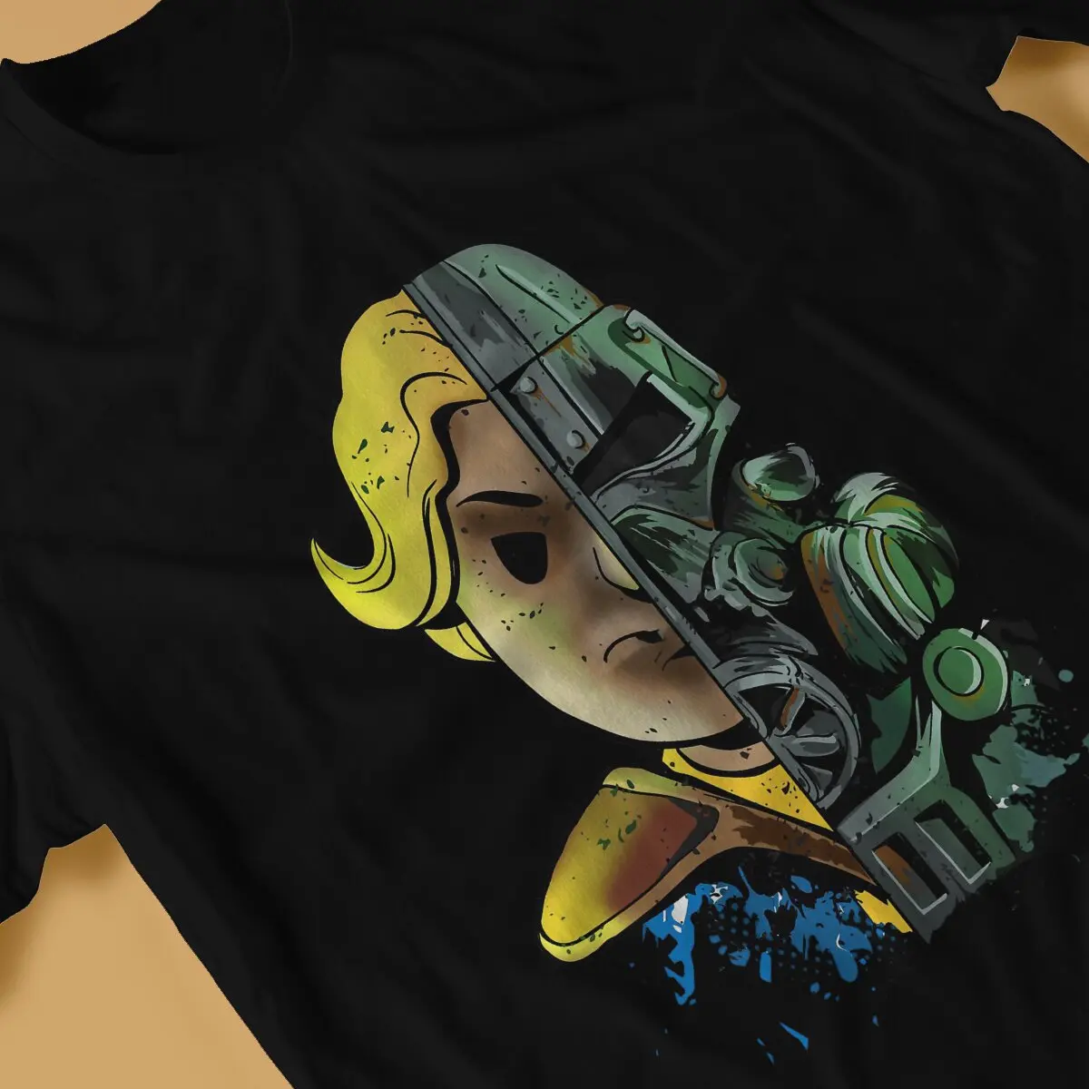 Фото Мужская футболка Fallout Game Face Off, Мужская одежда, рубашка для мужчин №3