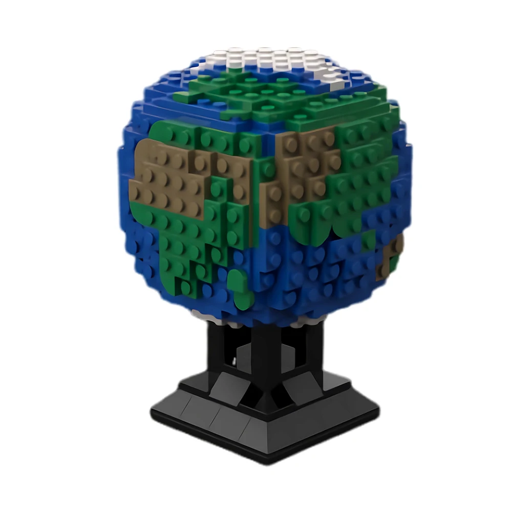 Фото Строительные блоки MOC Earth, модель земли, декоративные украшения, детские подарки №2