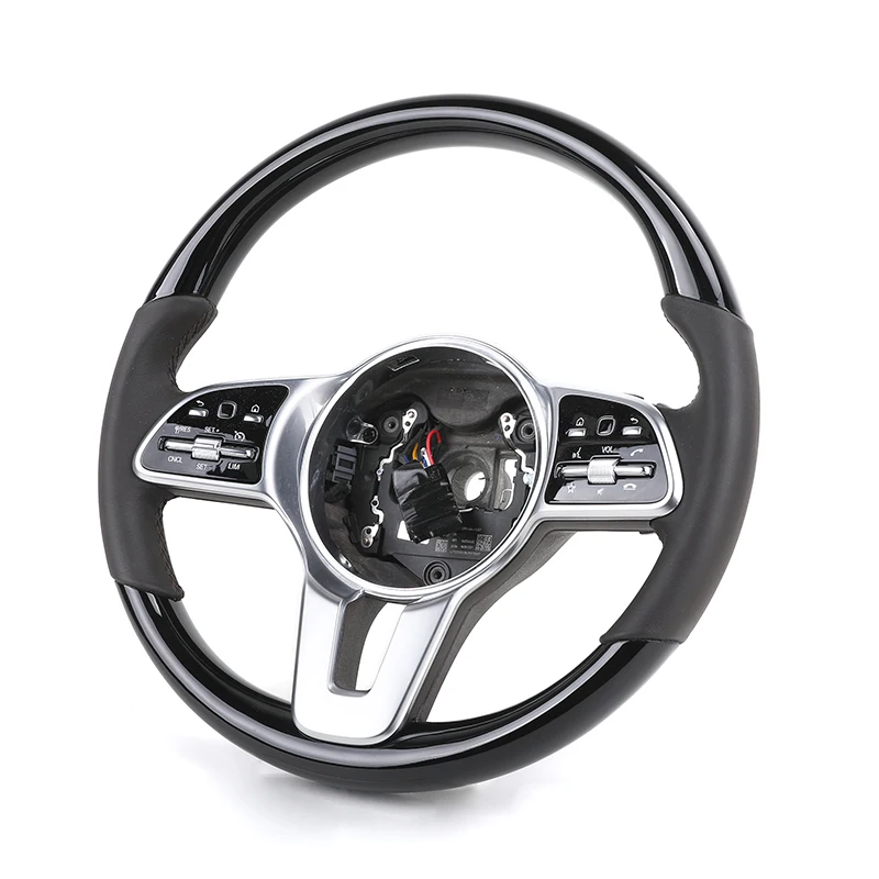 Эксклюзивный деревянный руль из кожи пианино Volant Black для Mercedes Benz S-Class W222 W223 Maybach W247 W246 W242