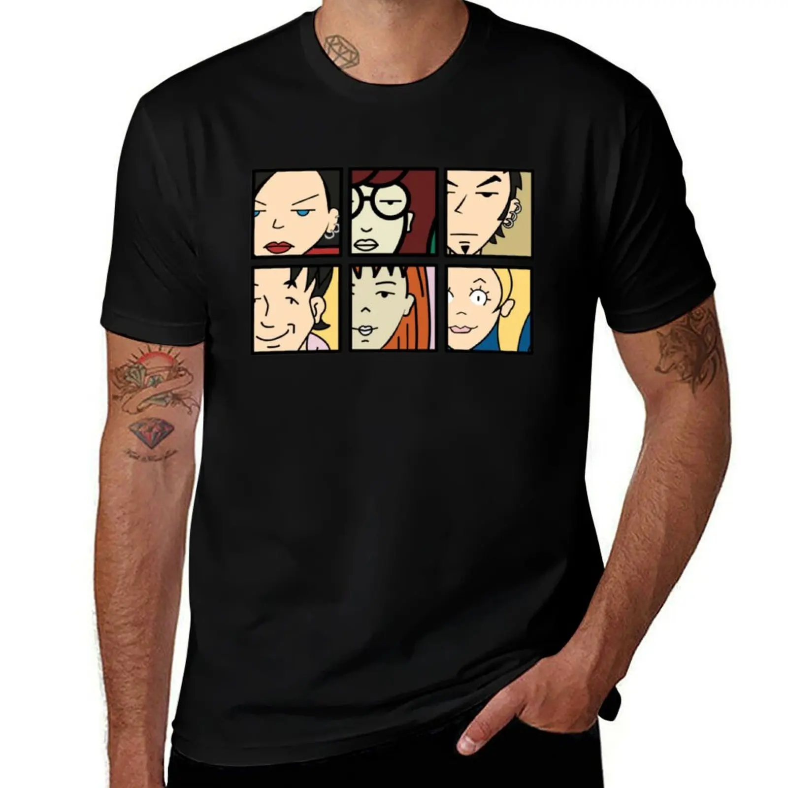 Футболка Daria_s Gang, мужские футболки, белые мужские футболки с рисунком